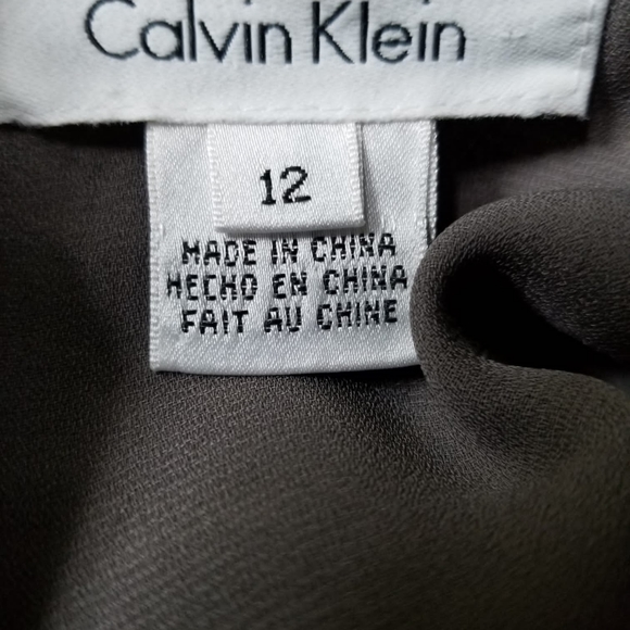 Calvin Klein Silk Floral Skirt size 12 - Picture 4 of 4